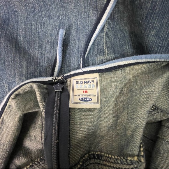 Old Navy Denim Halter Dress Y2K  Size 18 - Picture 3 of 12